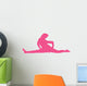 Hot-pink Cheeky Splits Cheer Wall Decal