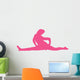 Hot-pink Cheeky Splits Cheer Wall Decal