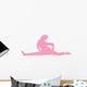Pink Cheeky Splits Cheer Wall Decal