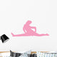 Pink Cheeky Splits Cheer Wall Decal