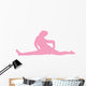 Pink Cheeky Splits Cheer Wall Decal