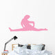 Pink Cheeky Splits Cheer Wall Decal