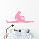 Pink Cheeky Splits Cheer Wall Decal