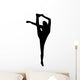 Black Flexible Cheerleader Wall Decal