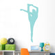 Light Blue Flexible Cheerleader Wall Decal