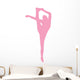 Pink Flexible Cheerleader Wall Decal