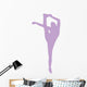 Purple Flexible Cheerleader Wall Decal