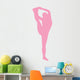 Pink Stretching Cheer Wall Decal