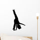 Cheer Silhouette Black Wall Decal