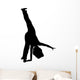 Cheer Silhouette Black Wall Decal