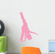 Cheer Silhouette Pink Wall Decal
