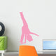 Cheer Silhouette Pink Wall Decal