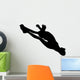 Cheer Silhouette Style Black Wall Decal