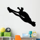 Cheer Silhouette Style Black Wall Decal