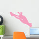 Cheer Silhouette Style Pink Wall Decal