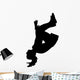 Cheer Silhouette Black Wall Decal