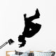 Cheer Silhouette Black Wall Decal