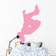 Pink Flipping Cheer Wall Decal