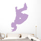Purple Flipping Cheer Wall Decal