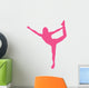 Cheer Silhouette Hot Pink Wall Decal