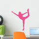 Cheer Silhouette Hot Pink Wall Decal