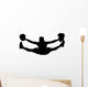 Cheer Silhouette Black Wall Decal