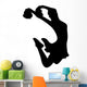 Cheer Silhouette Black Wall Decal