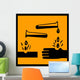 Acidic Chemical Sign Wall Decal