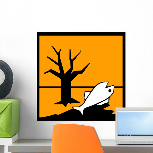 Contaminated Environment Chemical Signs Wall Decal
