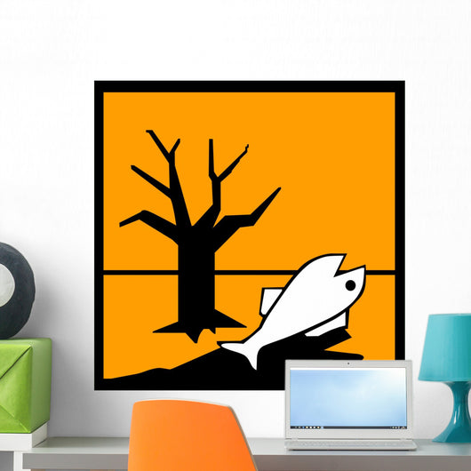 Contaminated Environment Chemical Signs Wall Decal
