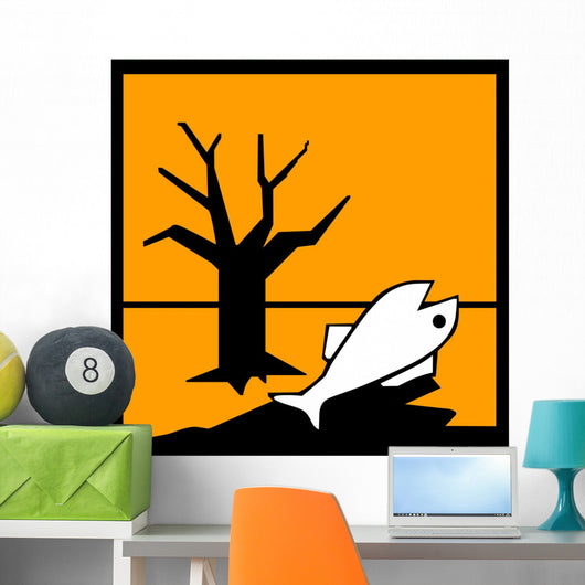 Contaminated Environment Chemical Signs Wall Decal