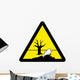 Contaminated Environment Chemical Signs Wall Decal