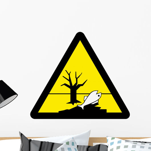 Contaminated Environment Chemical Signs Wall Decal