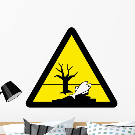 Contaminated Environment Chemical Signs Wall Decal