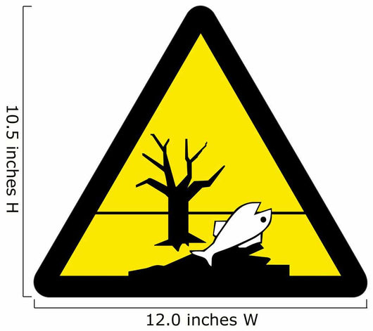 Contaminated Environment Chemical Signs Wall Decal