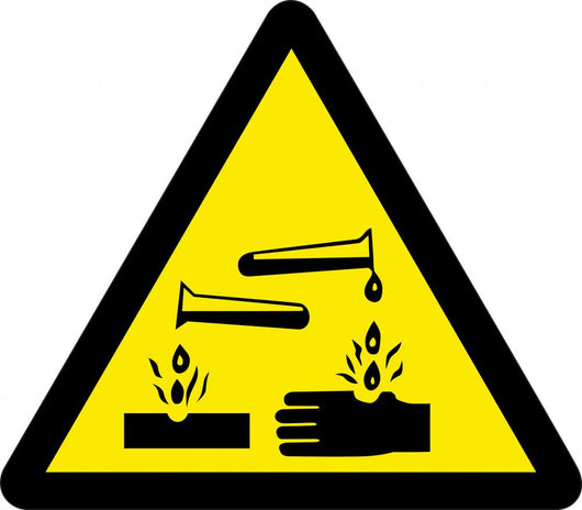 Corrosive Chemical Signs Wall Decal