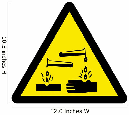Corrosive Chemical Signs Wall Decal