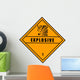 Chemical Sign Dangerous Explosive Wall Decal
