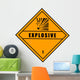 Chemical Sign Dangerous Explosive Wall Decal