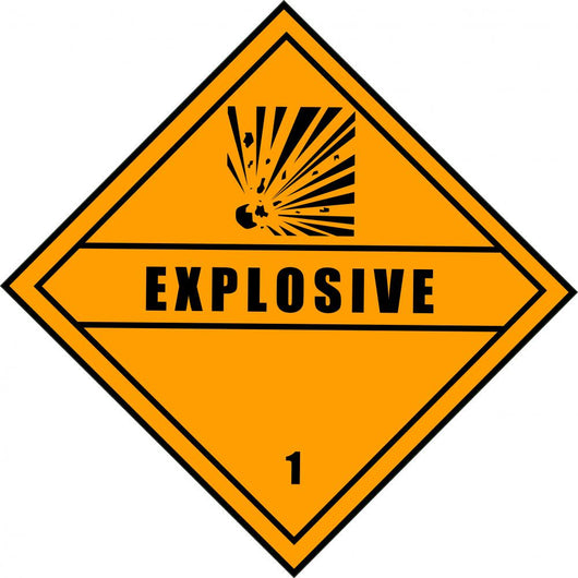 Chemical Sign Dangerous Explosive Wall Decal
