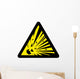 Chemical Signs Explosive Wall Decal