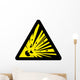 Chemical Signs Explosive Wall Decal