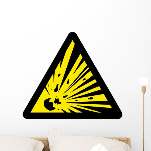 Chemical Signs Explosive Wall Decal