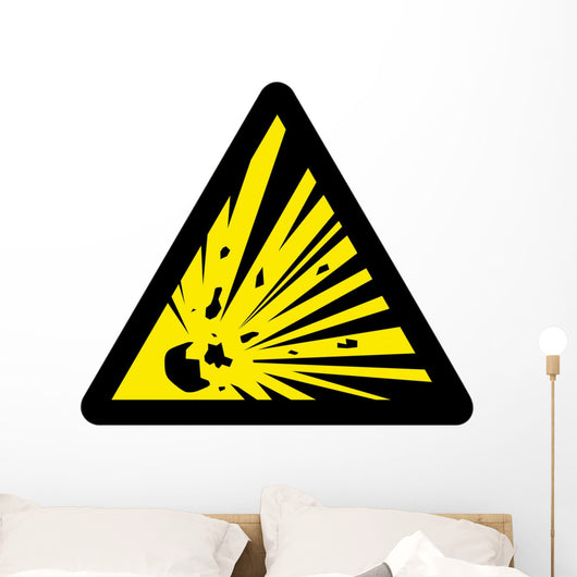 Chemical Signs Explosive Wall Decal