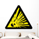 Chemical Signs Explosive Wall Decal