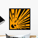 Explosive Chemical Sign Wall Decal