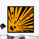 Explosive Chemical Sign Wall Decal