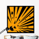 Explosive Chemical Sign Wall Decal