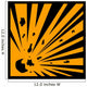 Explosive Chemical Sign Wall Decal