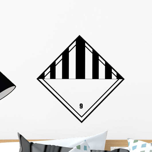 Chemical Sign Hazardous Transport Wall Decal